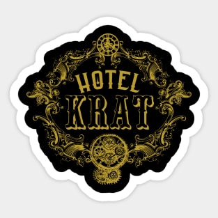 Hotel Krat Sticker